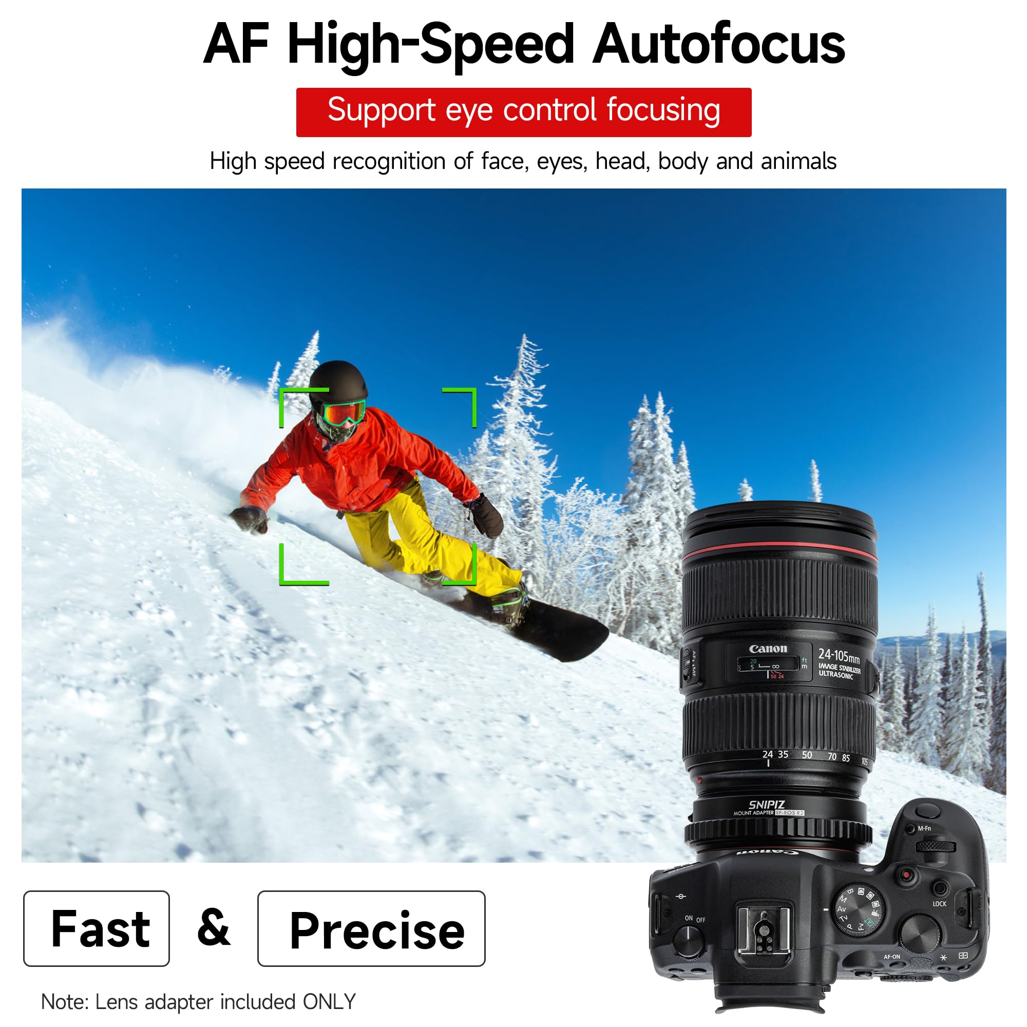 Amazon | EF-EOS R2レンズアダプター オートフォーカス カメラ